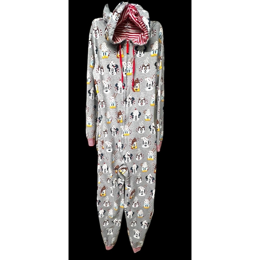 Disney Parks Mickey & Friends Holiday 2021 One Piece Pajamas L Christmas Costume